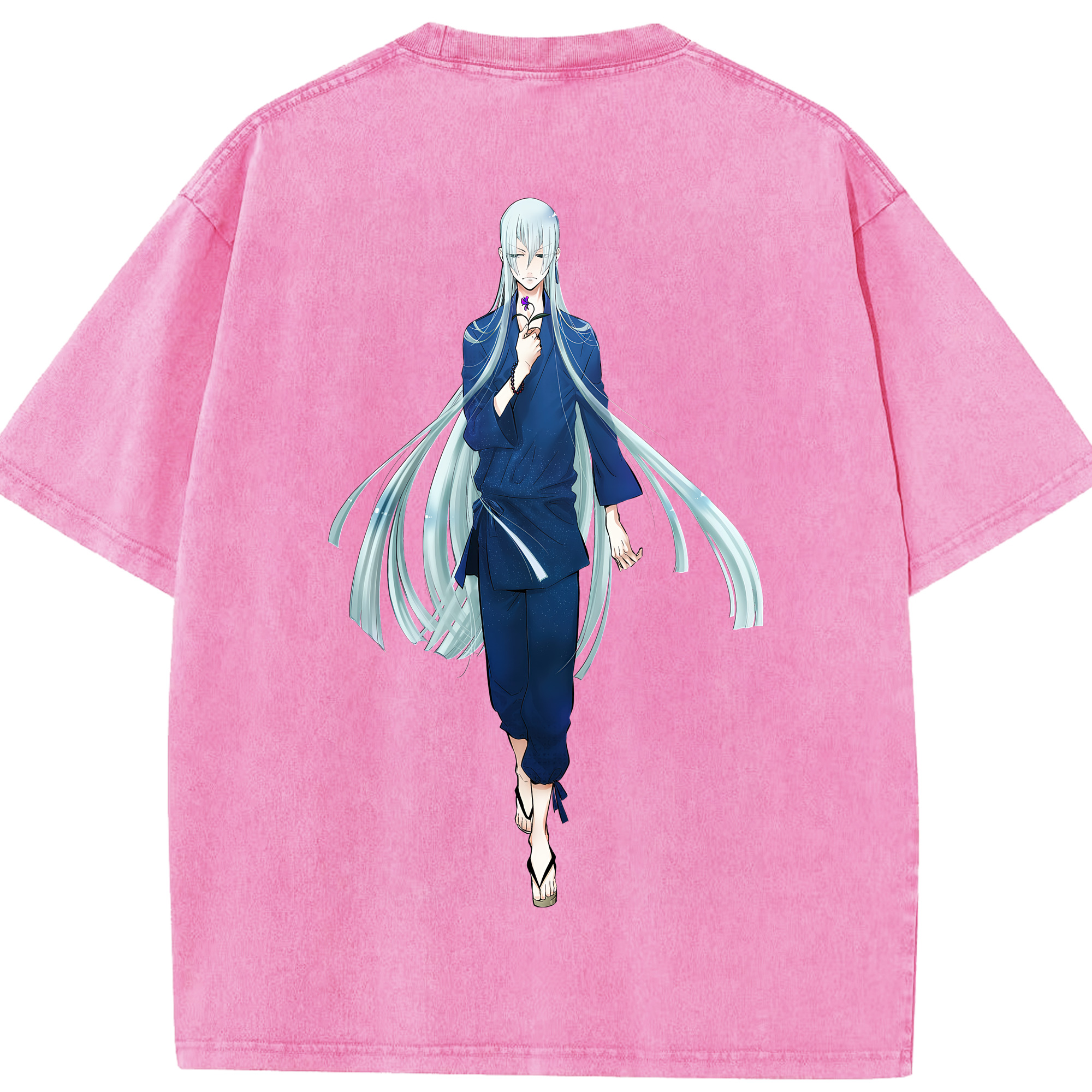 （画像用） 刀剣乱舞 Touken Ranbu 綿100% ヴィンテージ風 半袖Tシャツ（背面プリント）